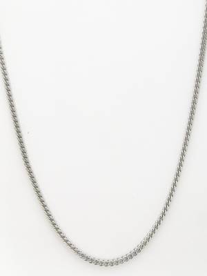 Men silver-plated  stainless steel chain 3