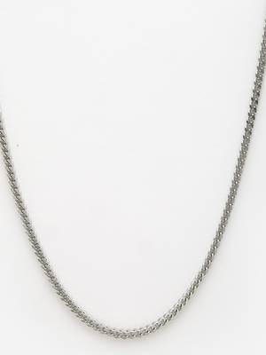 Men silver-plated  stainless steel chain 4