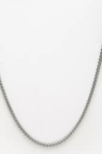 Men silver-plated  stainless steel chain