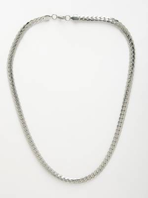 Men silver-plated  stainless steel chain 2