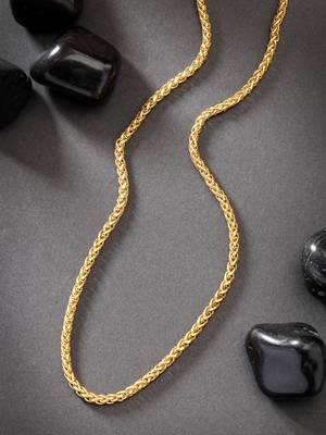 Men gold-plated stainless steel chain 1
