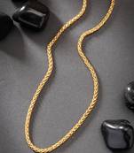 Men gold-plated stainless steel chain