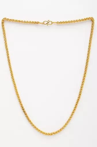 Men gold-plated stainless steel chain