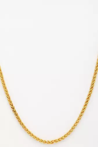 Men gold-plated stainless steel chain