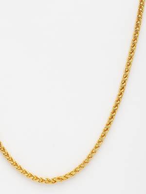 Men gold-plated stainless steel chain 4