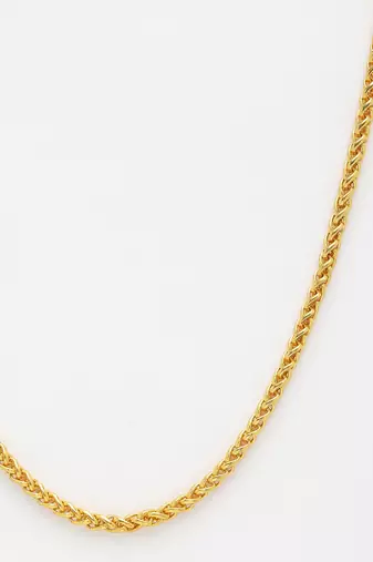 Men gold-plated stainless steel chain