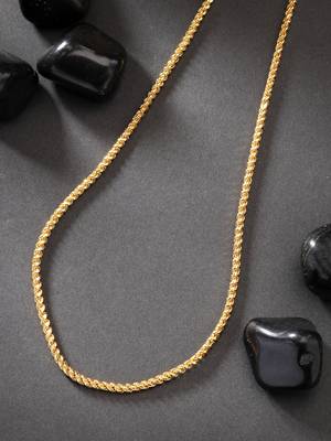 Men gold-plated stainless steel chain 1