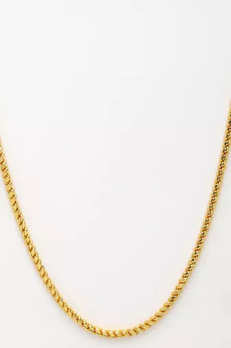 Men gold-plated stainless steel chain