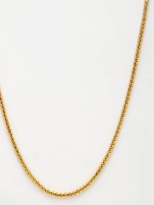 Men gold-plated stainless steel chain 4