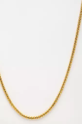 Men gold-plated stainless steel chain