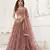 Glamorous Onion Pink Net With Sequins And Thread Embroidery Real Mirror Work Lehenga Choli For Wedding