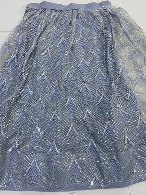 Glamorous Turquoise Net With Sequins And Thread Embroidery Real Mirror Work Lehenga Choli For Wedding 4