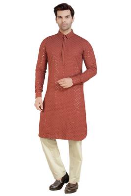 Arruga stylish shaded sequins kurta pyjama 1