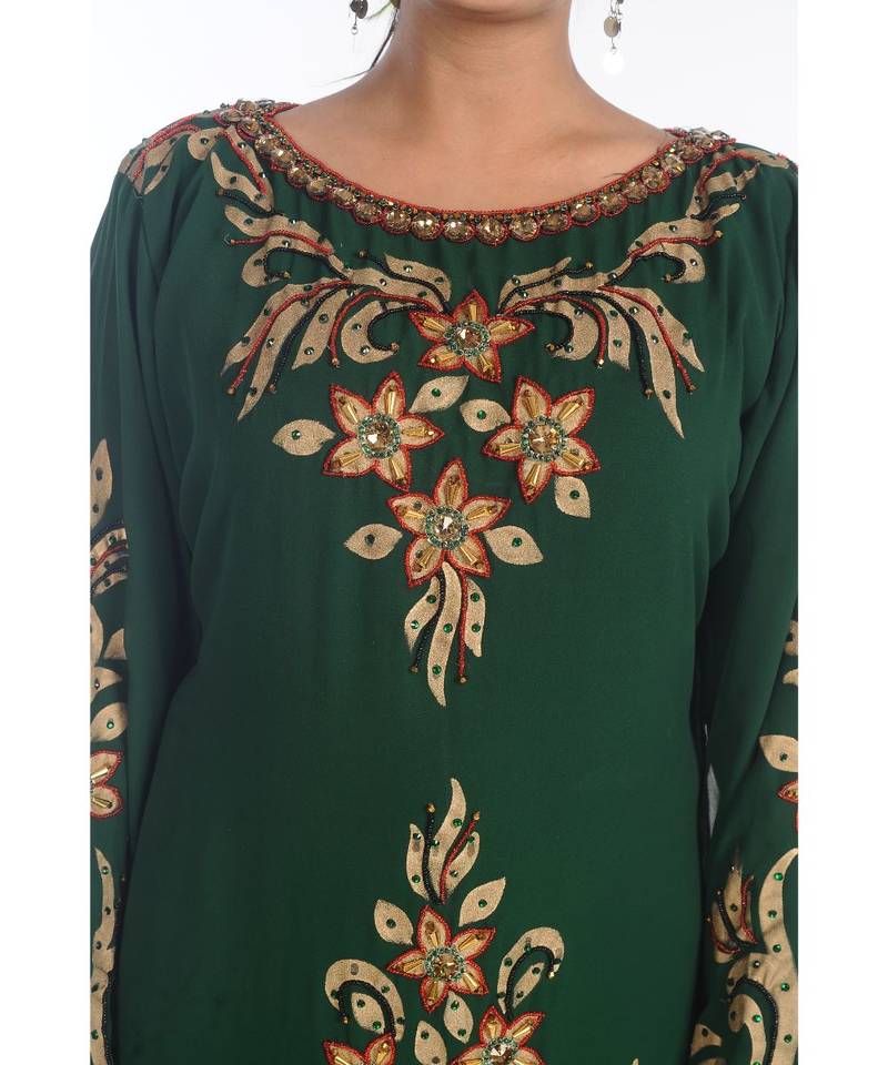 Eid Dubai Kaftan Dress Moroccan Kaftan Dress