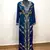 Navy Blue color Full Sleeves Handmade Moroccan Kaftan 