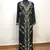 Black color Full Sleeves Handmade Moroccan Kaftan 