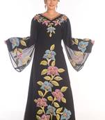 2021 New Modern Kaftan Farasha Maxi Zari Work Vary Fancy Abaya Dress
