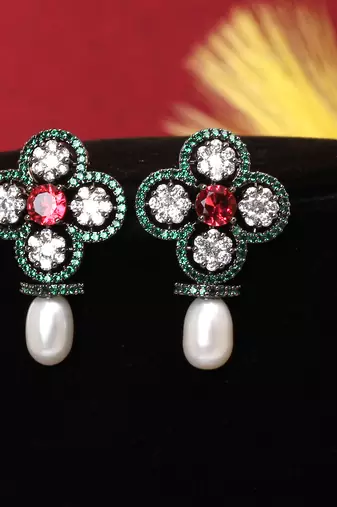 Natural fresh water pearls set from hyderabad