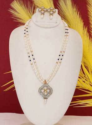 Natural fresh water pearls set from hyderabad 1