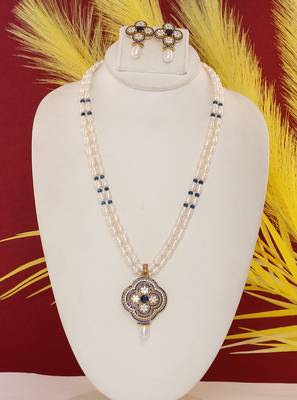 Natural fresh water pearls set from hyderabad 1