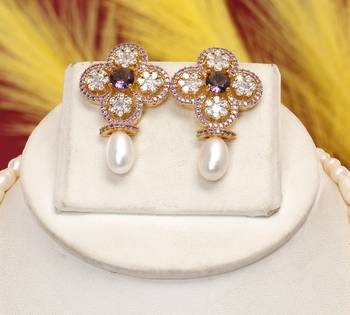 Natural fresh water pearls set from hyderabad 2