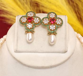 Natural fresh water pearls set from hyderabad 2