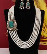Natural fresh water pearls set from hyderabad
