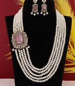 Natural fresh water pearls set from hyderabad