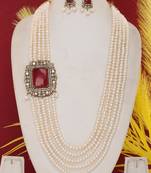 Natural fresh water pearls set from hyderabad