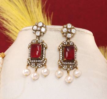 Natural fresh water pearls set from hyderabad 2