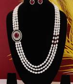 Natural fresh water pearls set from hyderabad