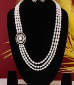 Natural fresh water pearls set from hyderabad