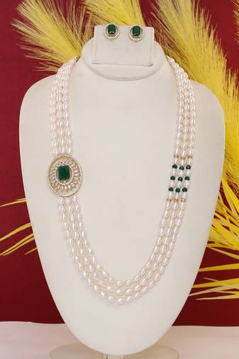 Natural fresh water pearls set from hyderabad