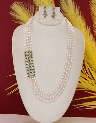 Natural fresh water pearls set from hyderabad 1