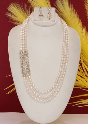Natural fresh water pearls set from hyderabad 1