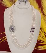 Natural fresh water pearls set from hyderabad