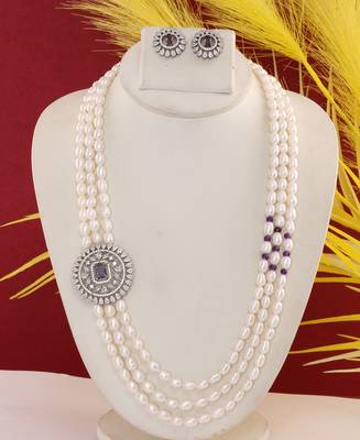 Natural fresh water pearls set from hyderabad 1