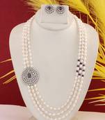 Natural fresh water pearls set from hyderabad