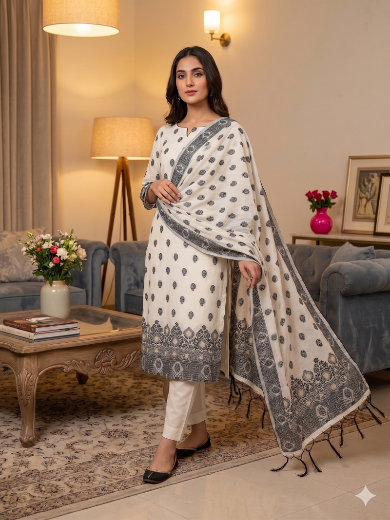  handloom banarasi resham cotton weaved dress material