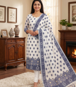  handloom banarasi resham cotton weaved dress material