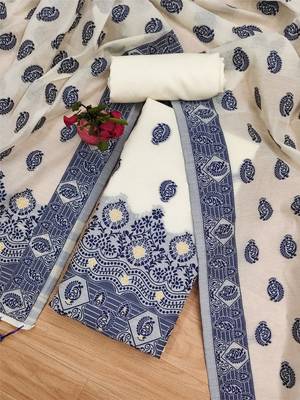  handloom banarasi resham cotton weaved dress material 2