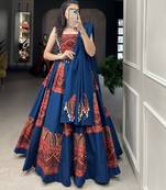 Women's Cotton Navratri Special Lehenga Choli Set