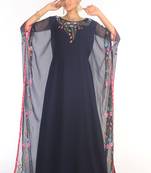 Dubai Moroccan Kaftan  Farasha Abaya Maxi Modern Fancy Floor Length Dress