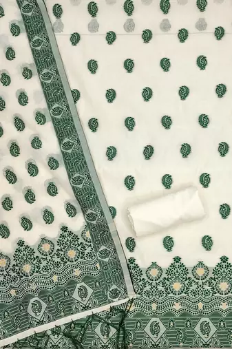  handloom banarasi resham cotton weaved dress material