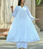 Aprajita - white cotton kurta coord set