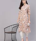 Women's Floral Printed A-Line Kurta