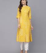 Women's Printed Rayon A-Line Kurta