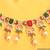 Ruby & Emerald Pearl necklace set 