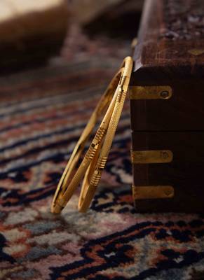 Gold-Plated Bangle Set 1