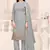 Grey georgette salwar suit with dupatta